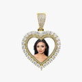 CIONDOLO CUORE IN BRONZO