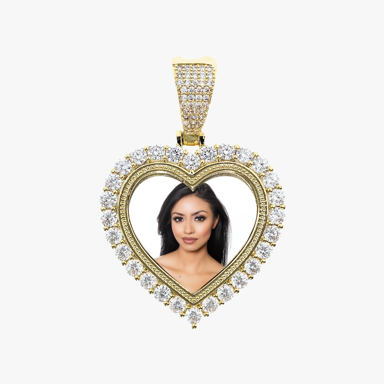 CIONDOLO CUORE IN BRONZO